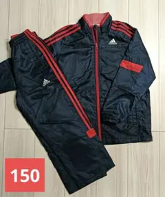 adidas 　ピステ　ウィンドブレーカー 上下　ネイビー/レッド