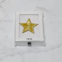 新品未開封 DIOR バッチ 金 ブローチ 星 ノベルティ ディオール