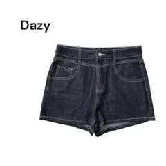 ❁Dazy❁デイジー/SHEIN(XL)デニム ショートパンツ/黒