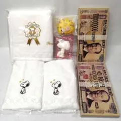 SNOOPY　スヌーピー　今治タオルセット　石鹸　お札BOXペーパー
