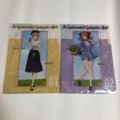 五等分の花嫁　クリアファイル　ドンキ　一花　二乃　三玖　四葉　五月