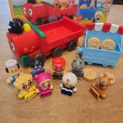 アンパンマンとはじめてはハウスドールセットSLマンと8人のなかまたち