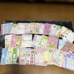 当時物 ⭐︎レア⭐︎平成レトロ 文房具 バラ メモ帳・レターセット