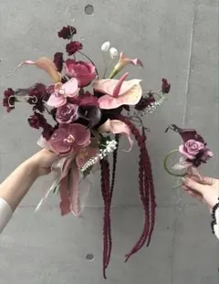 結婚式 ブーケ&ブートニア アーティシャルフラワー