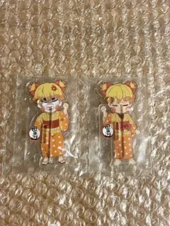 【未開封2点】鬼滅の刃 ufotable 繋がるアクリルスタンド 我妻善逸 遊郭