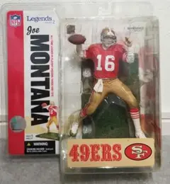【レア　未開封】NFL　マクファーレン　スポーツフィギュア　★ジョー・モンタナ★