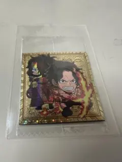 ワンピースシールウエハースLOG.12 エースロジャーゴールドパラレル裏SP