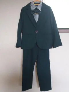 卒園式　入学式　全部セット　120 グリーン　靴セット