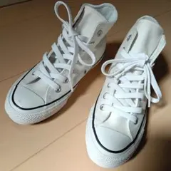 CONVERSE ホワイト ハイカットスニーカー