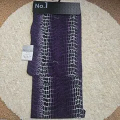No.1 紫黒白 クロコダイル柄 浴衣 Mサイズ