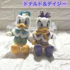 ディズニーシー　カラーオブクリスマス2013ドナルド＆デイジーぬいぐるみバッジ