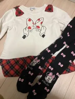 ミニーちゃん　キッズ服120 タイツセット　ディズニー