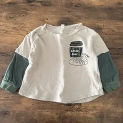 長袖 カットソー トレーナー コーヒー 95