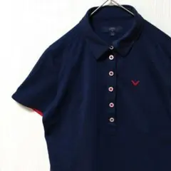 callaway キャロウェイ レディース ポロシャツ 刺繍 ロゴ L