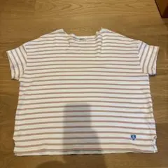 オーシバル　ボーダーピンクTシャツ　1