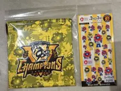 ミャクミャク　阪神タイガース　巾着　ミャクミャクぷにぷにシール