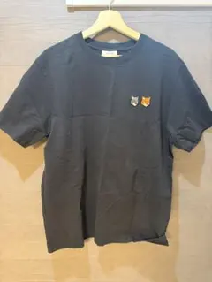MAISON KITSUNE ダブルフォックス Tシャツ ブラック Lのサムネイル