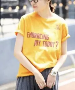 SLOBE IENA ビンテージライクロゴTシャツのサムネイル