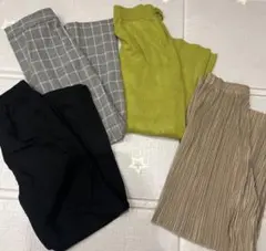 GUな秋冬ボトムスまとめ売り　7枚セット