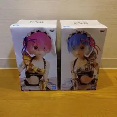 Re:ゼロから始める異世界生活 EXQ フィギュア ラム レム セット