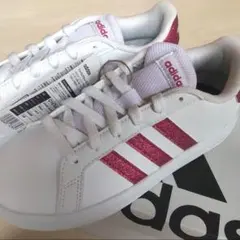 アディダス スニーカー 21.5cm グランドコート2.0K品番GY4764