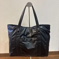 【美品】DAKS ダックス ナイロン×レザー トートバッグ 軽量 日本製 A4◎