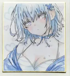 a*i様 アナログイラスト 手描き 色紙