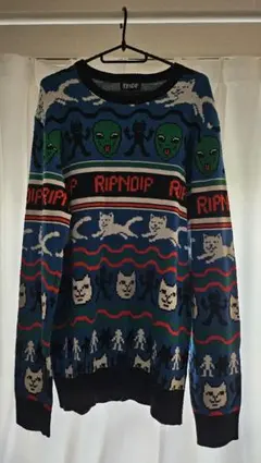 RIPNDIP アニメ風ニットセーター