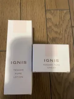 IGNIS イグニス テンダー ピュア ローション & クリーム セット新品のサムネイル