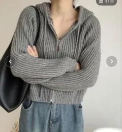 ニットパーカー ニット