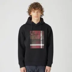 ブラックレーベルクレストブリッジ新品ブラック フーディー / パーカー M