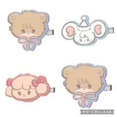 mikko ぷっくりラバーヘアピン パフ ナッツ ラテ チュウ　チュー