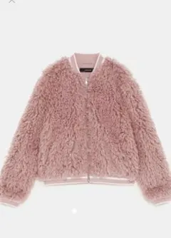 新品未使用タグ付き　　ZARA フェイクファー　ボンバージャケット　Sサイズ