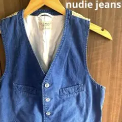 【可愛い◎】nudie jeans ヌーディージーン GUSTAVデニムベスト