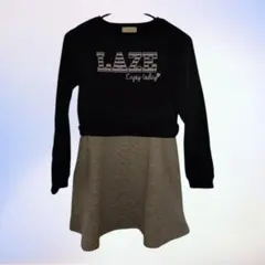 LAZE Enjoy today 長袖ワンピース 150 子供服