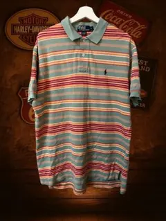 Polo by Ralph Lauren ボーダー ポロシャツ マルチカラー