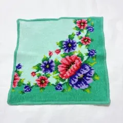 FEILER 花柄タオルハンカチ　未使用品シール無し