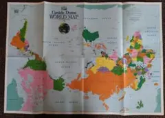 Upside Down World Map 逆さま世界地図 英語版