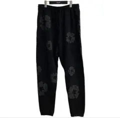 DENIM 花柄プリント ジョガーパンツ即購入可