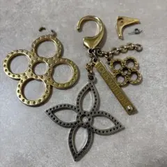吉】ルイヴィトン ビジューサック カリプス ゴールド ロゴ バッグ