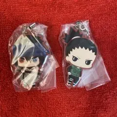 うちはサスケ 奈良シカマル　ラバーマスコット　2個セット　キーホルダー