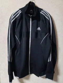 adidas トラックジャケット CLIMALITE ブラック Lサイズ