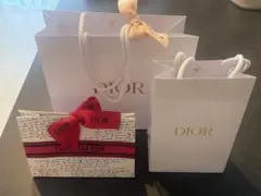 Dior リボン付き紙袋 3点セット