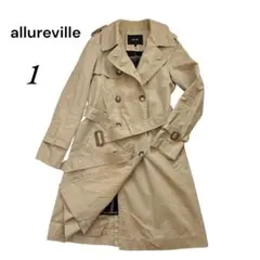 アルアバイル　allureville スプリングコート　新品　未使用 スプリットラグランロングコート （ダッフルコート