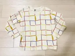 【美品】　MARKEY’S HOGAN 長袖　ロンT トップス　総柄　130