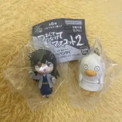 銀魂 アニメ エリザベス 桂小太郎 フィギュア レトロ レア ストラップ