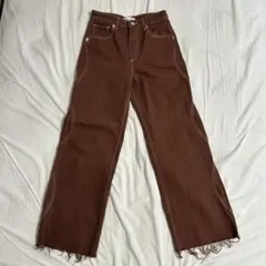 ZARA ブラウン デニム