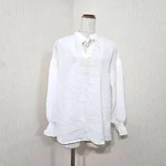 MAJESTIC FILATURES 新品 レースアップリネンカットソー S相当 - メルカリ