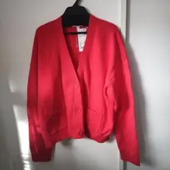 ユニクロ　スムースコットンＶネックショートカーディガンXＬ