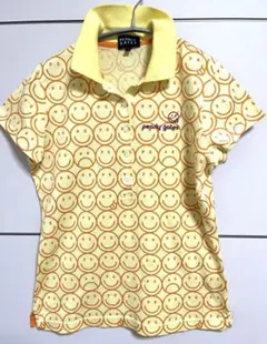 パーリーゲイツ　レディース総柄ポロシャツM〜L